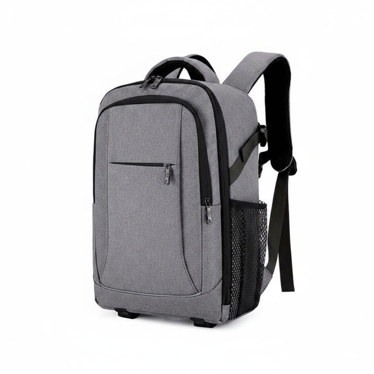 URJIX™ Adjustable Dividers Camera Backpack Mesh Side Style L Grey | Storage Interior Protection Grey Style L-picture-38