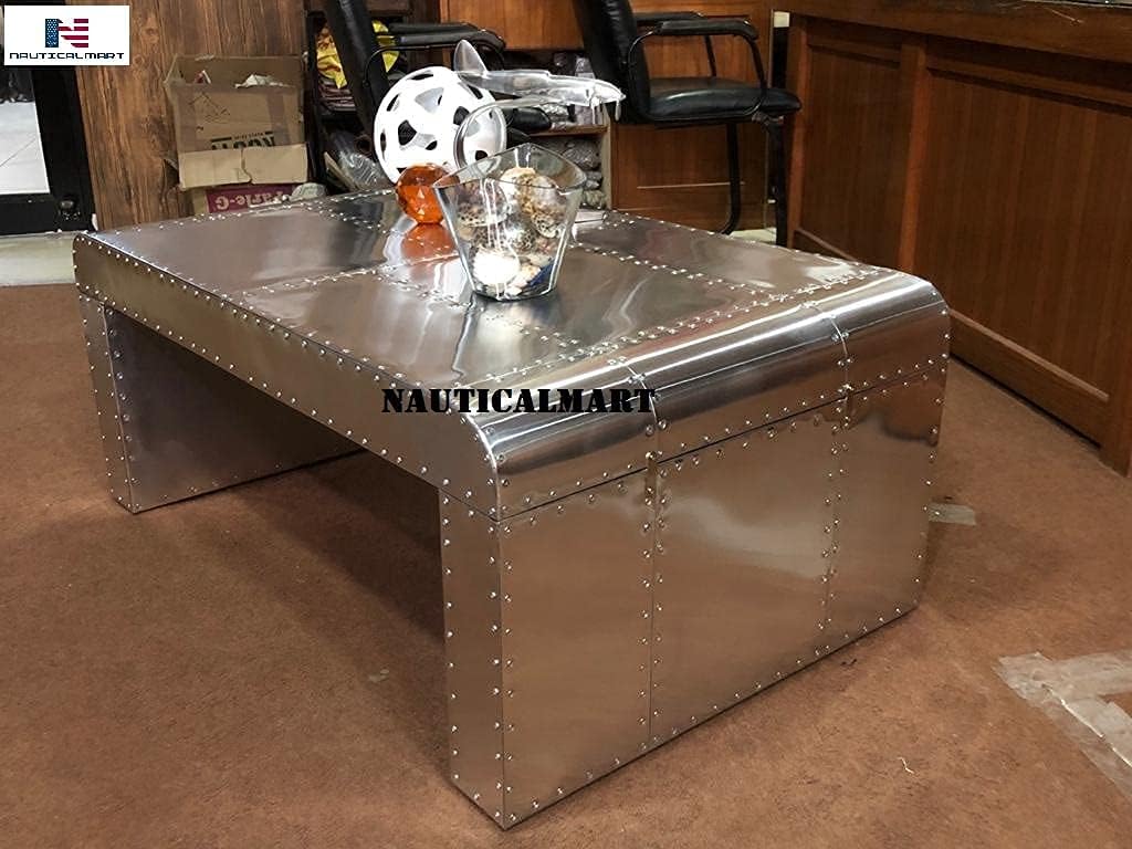 NauticalMart Aviator Coffee Table Desk