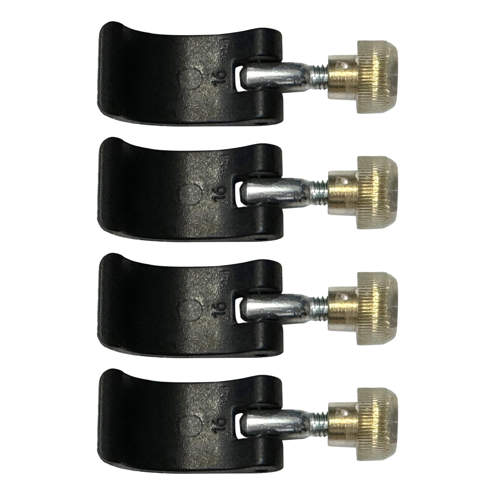 Trekking Pole Lock Replacement, Walking Pole Handle Lock, Climbing Stick Buckle Clip, Hiking Poles Fastener with Nut Screws, Outdoor Backpacking Camping Gear, 4 Pieces