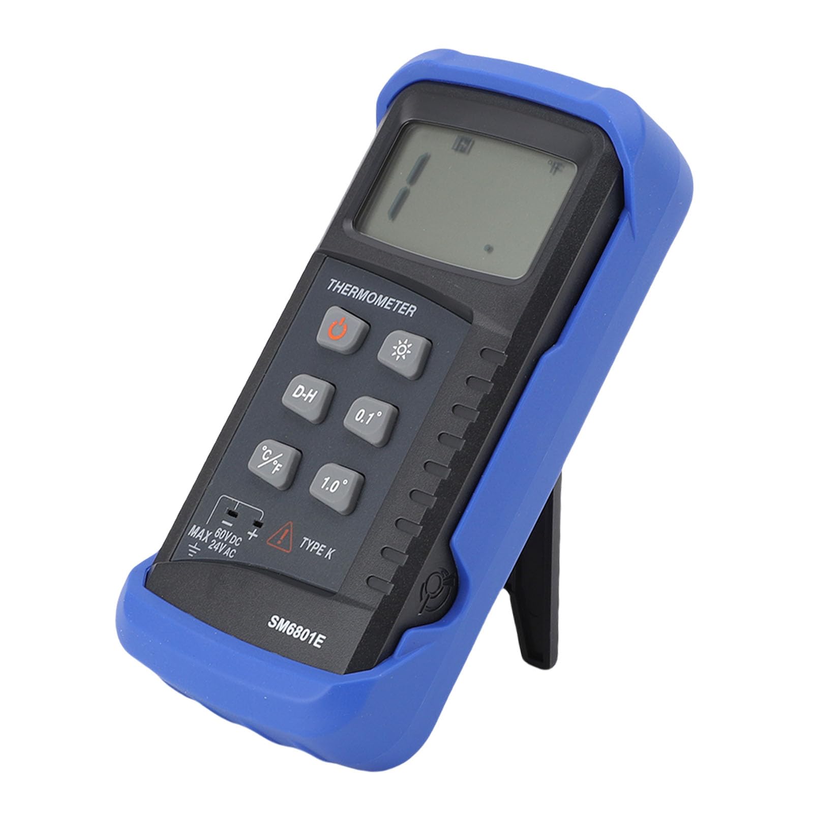 Srliya Contatore di Temperatura Digitale LCD Display Tester di Temperatura Termocoppia per Gas Solido a Vapore a Vapore Liquido Fitta 4 Sonde