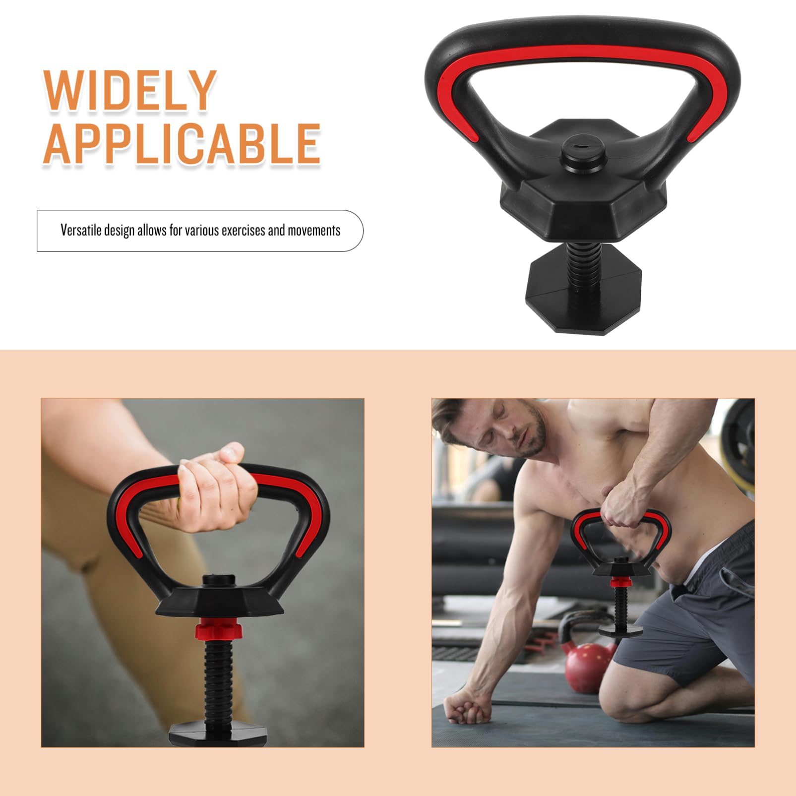 OSOLADY Adjustable Kettlebell Grip Handle Ergonomic Replacement for Kettlebell Fitting Durable Sturdy Design for Smooth Workouts Versatile Gym Equipment for Home Exercise