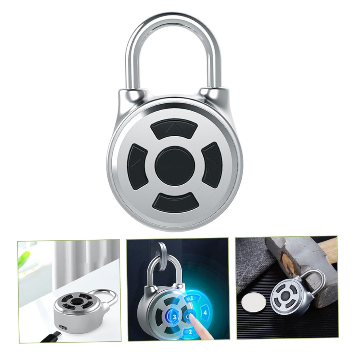 UKCOCO 3stücke Smart Padlock Mit -technologie Drahtloses Schließfachschloss Für Fitnessstudios Koffer Und Aufbewahrungsschränke Wetterfest Und Langlebig Einfache Bedienung Mit