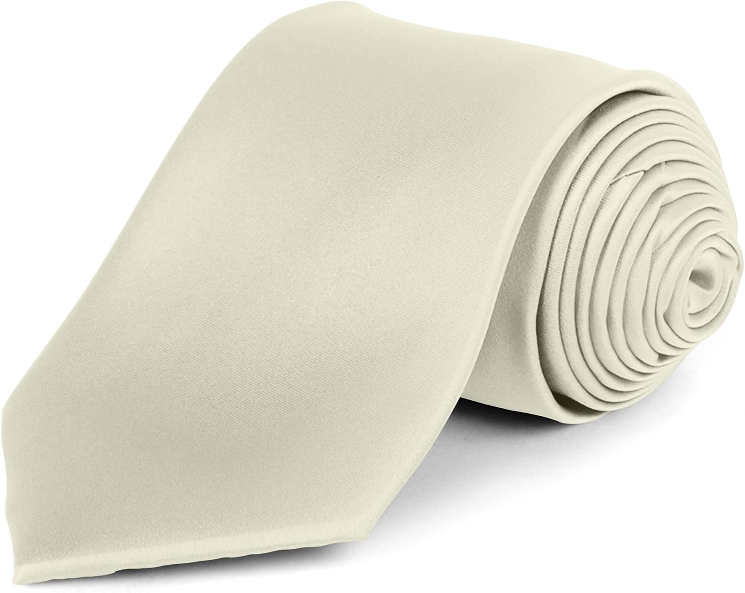 Umo Lorenzo Ties for Men Classic Necktie Solid Color Smooth Satin Finish
