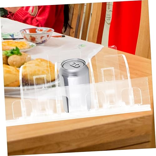 Miniatura 6 de Supermercado Estante Empujador Máquina Automática Bebida Snack Organizador para Cosméticos Fácil Instalar Diseño Compacto