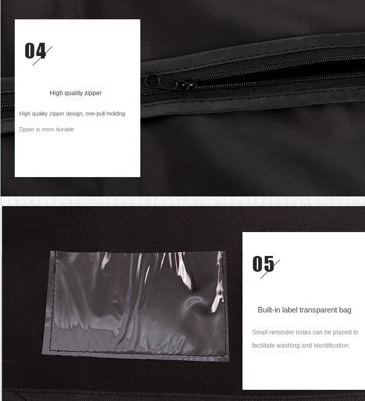 Clothes Cover 39" Garment Bags for Travel Suit Bags Storage Handles Clothes Bag Suit Cover, 2 Pack Suit Bags4