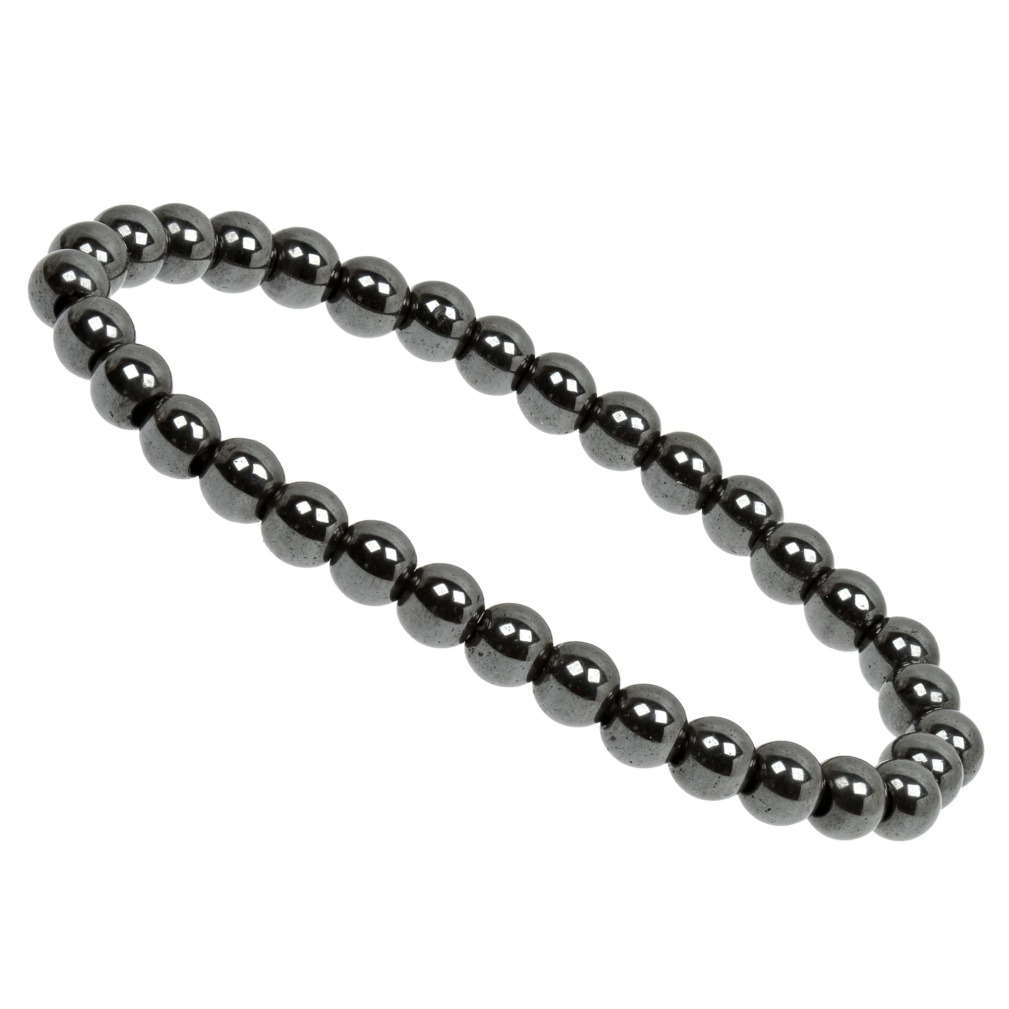 ELEDORO Edelsteinarmband für Damen 6 mm | ELEDORO, kleine deutsche Schmuckmarke: handgefertigtes 6-mm-Edelsteinarmband für Yoga, Meditation und Achtsamkeit