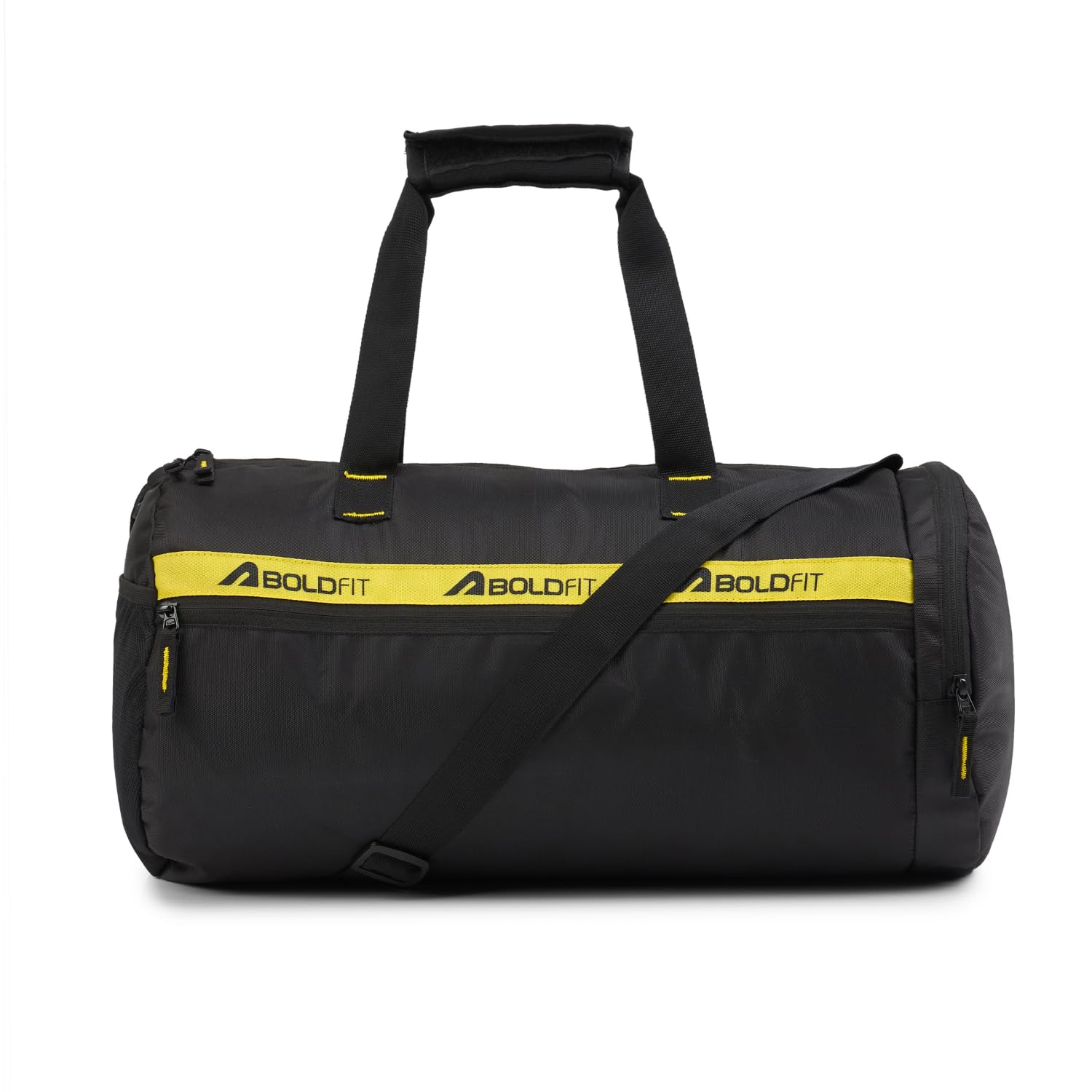 Boldfit Premium Gym Bag for Men & Women, Waterproof & Organized Duffle Bag with Adjustable Shoulder Strap, Gym Bag with Shoe Compartment, 33L Sports Duffel Bags for Women