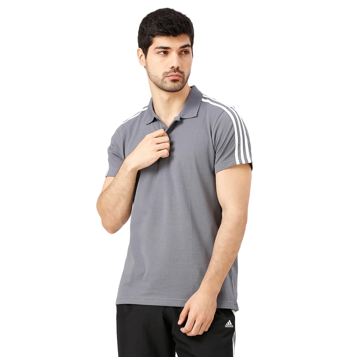 adidas Men's Solid Regular Fit T-Shirt-picture-27