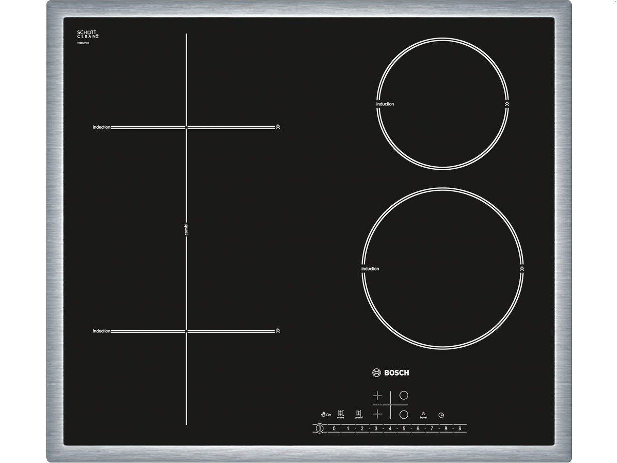 Bosch HBD71PC50 Backofen-Kochfeld-Kombination/A / 63 L/Heißluft Eco/Direct Select/edelstahl