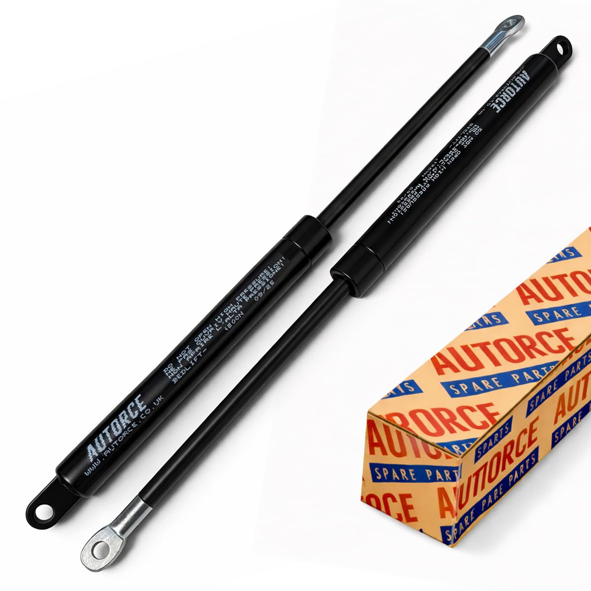 Autorce Black 2X 600N Gas Struts For Ottoman Bed Lift Up & Storage Bed Applications – Stroke 150Mm, Extended Length 380Mm – For Single & Small Double Beds – Struts Only