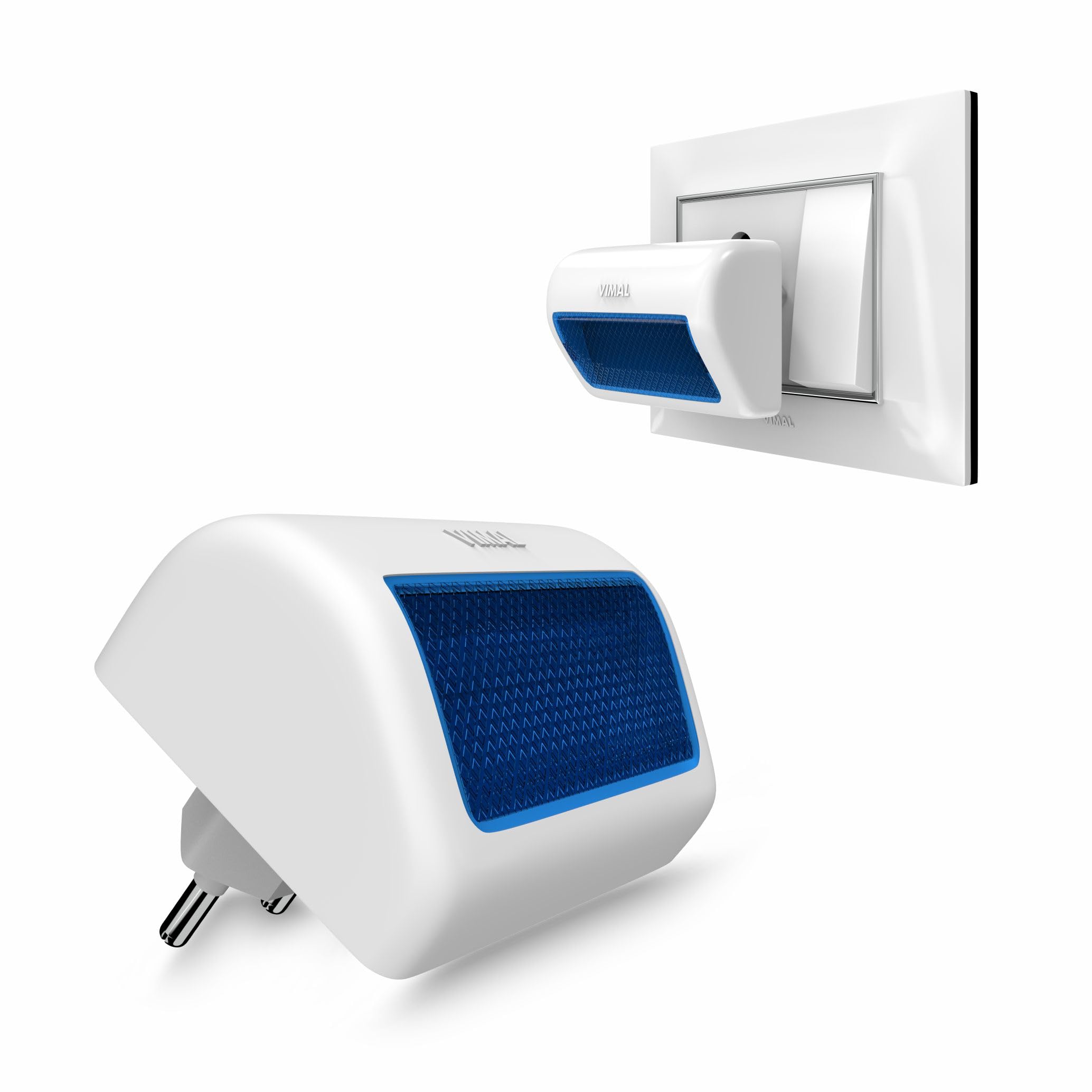 Vimal V-Focus 0.5Watt LED Plug in Night Lamp with Blue Night Light(2 Pack) (B07F9PNLT2) Amazon Price History, Amazon Price Tracker