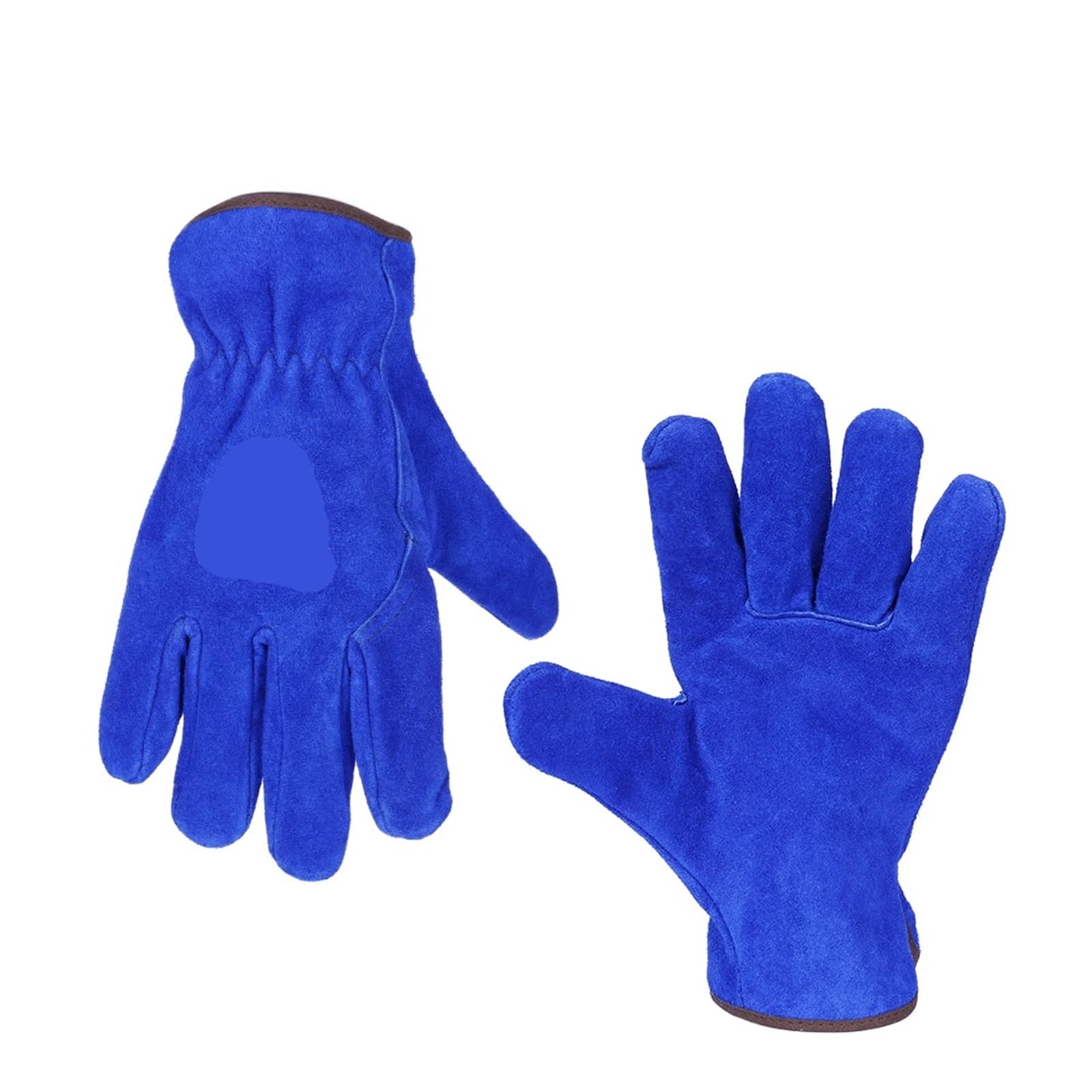 1 Pair Fireproof Welder Gloves Wear-resistant Anti-Heat Work Safety Gloves For Welding Metal Hand Tools