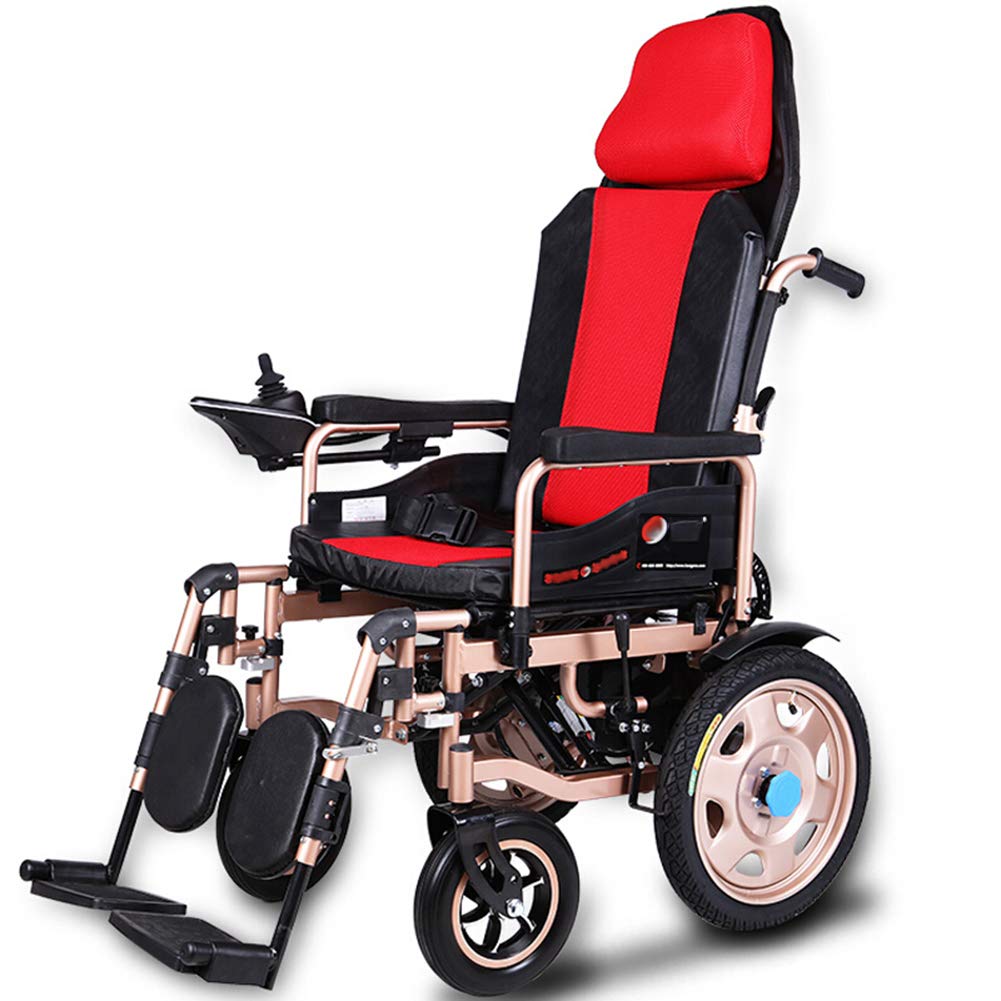 Buy Heavy Duty Electric Wheelchair with Headrest,Foldable and