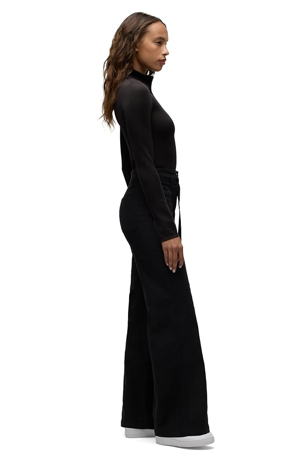 Hudson Women's Tie Waist Wide Leg Trouser, Black Beauty, 28 by HUDSON - Image 7