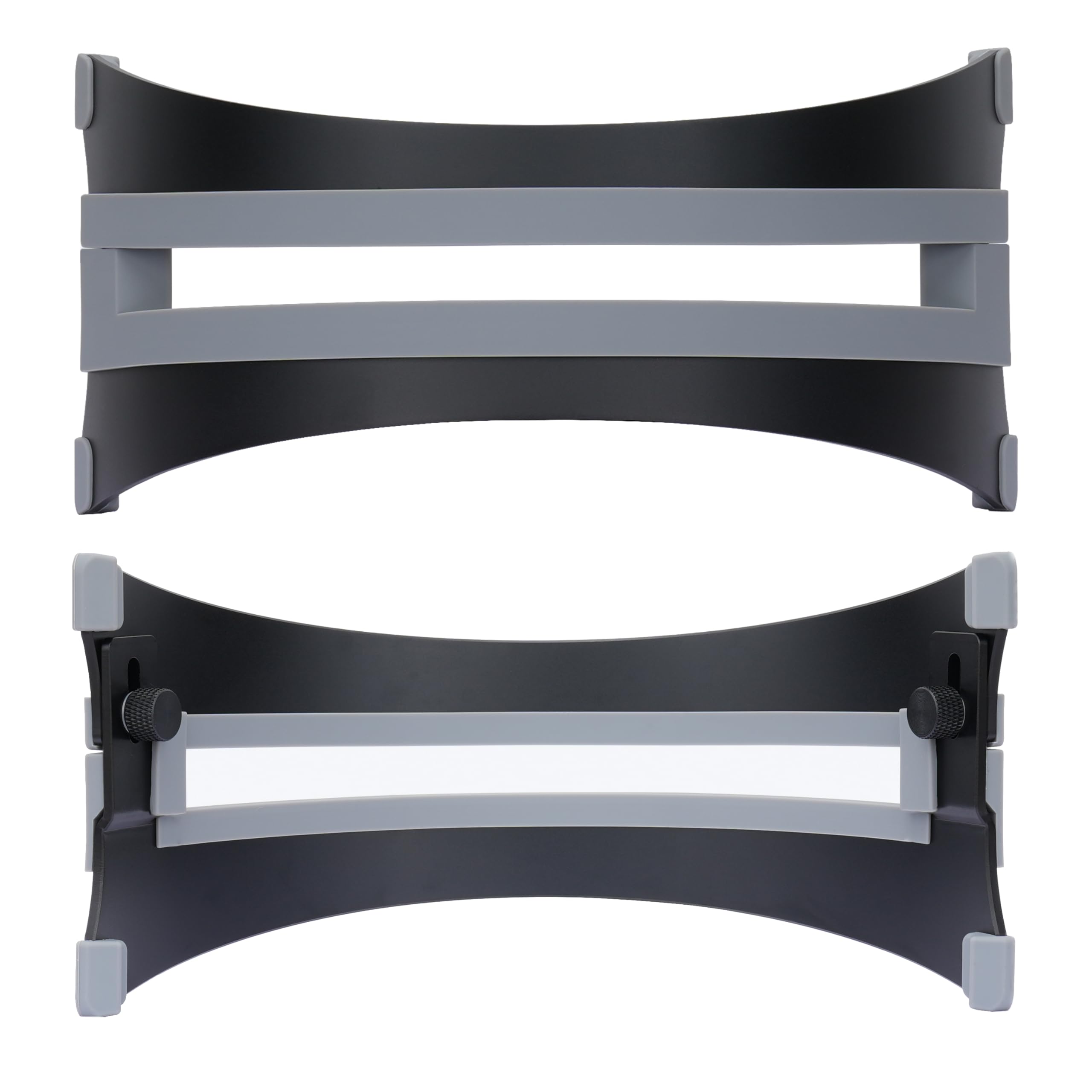 Supporto Verticale Regolabile per Laptop-Alluminio 6061, Precisione CNC, Finitura Anodizzata, Adatto a Tutti i Laptop Inclusi Quelli da 17 Pollici, Design Ventilato, Pad Antiscivolo in Silicone