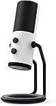 NZXT Capsule – AP-WUMIC-W1 – USB Streaming Mikrofon – Hohe Audioqualität – Unidirektionale Nierencharakteristik – Hochauflösende Sprachaufnahme - Plug & Play – Weiß