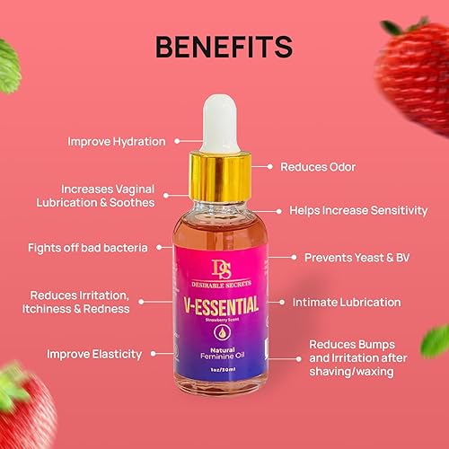 Miniatura 5 de V Essentials Aceite femenino, equilibrio de pH para mujeres, cuidado íntimo, aceite Yoni mejora la elasticidad y la hidratación, productos de