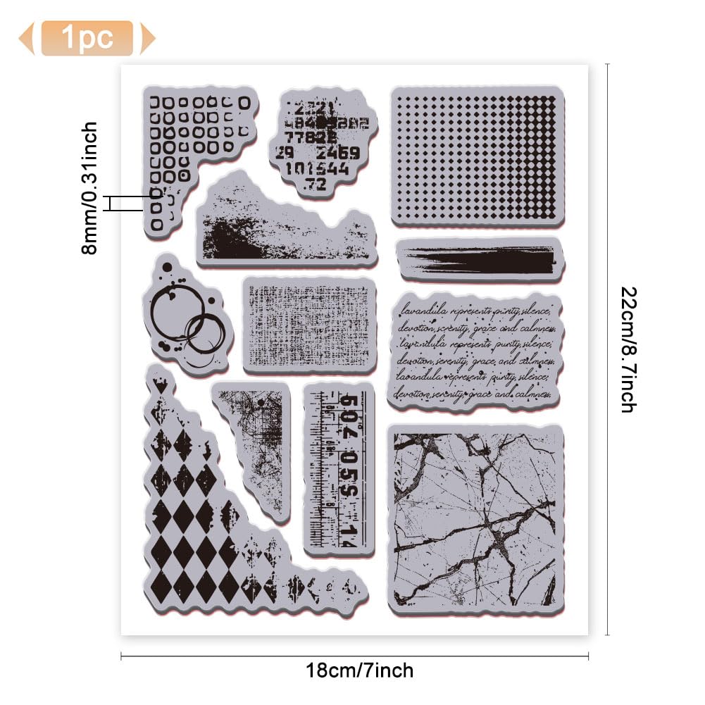 GLOBLELAND Tampon En Caoutchouc étirable En Forme De Feuille D'érable En EVA Pour Bricolage, Scrapbooking Et Fabrication De Cartes - Motif Oiseau D' Automne - 18 X 22 Cm