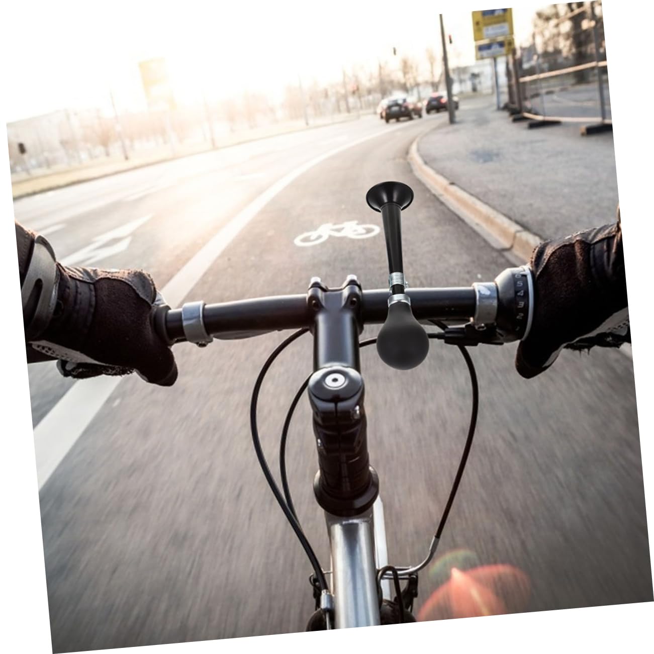 HANABASS Fahrradhupe für Erwachsene Kreative und Fahrradglocke Verstellbar für Mountainbikes und Rennräder und Metallisiertem
