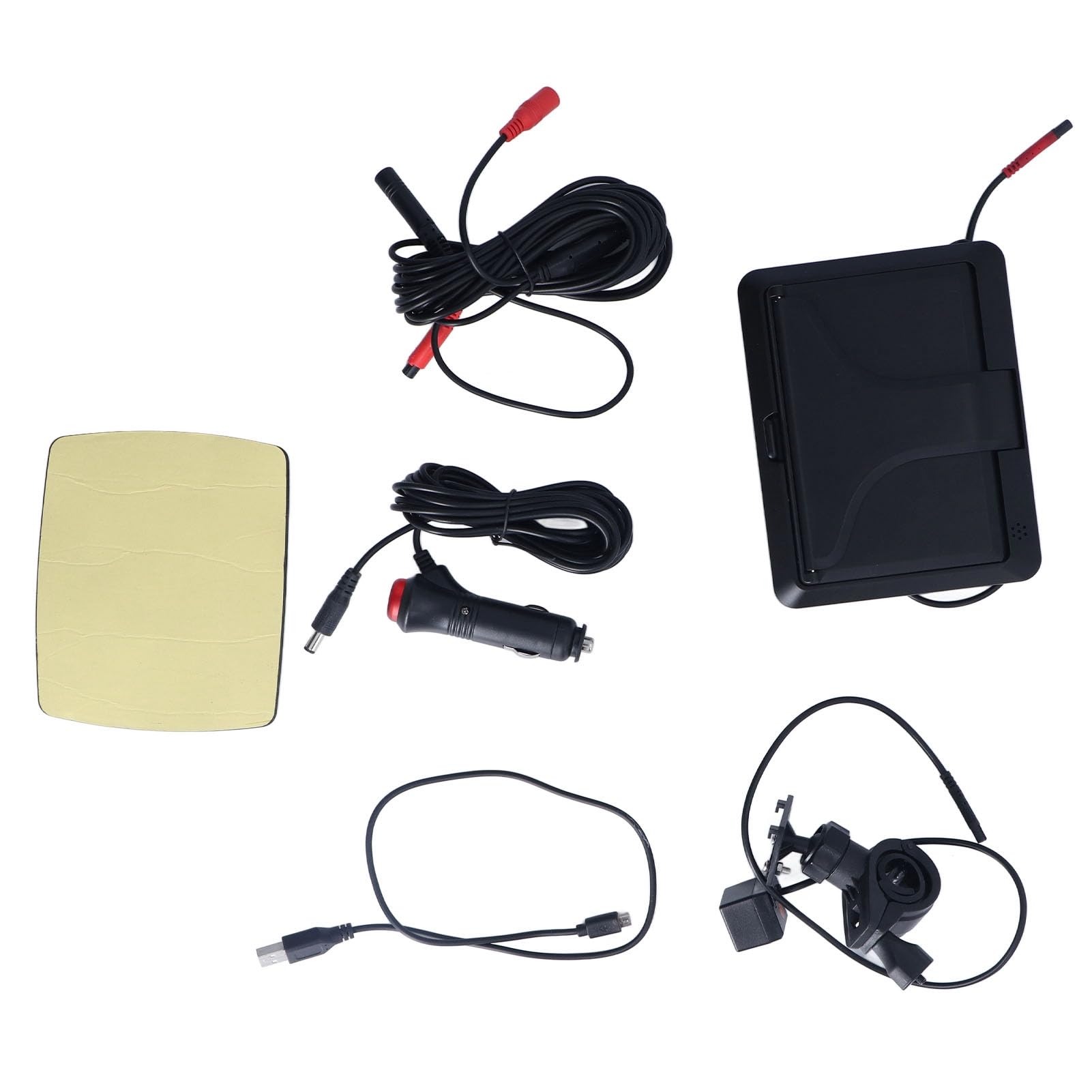 Caméra Voiture Bébé Réglable Clair Lumière Grand Angle Arrière Caméra de Siège pour Bébé Sécurité Clarté Angle Stable Matière Plastique Installation Facile Vision Nocturne (5,0 Pouces)