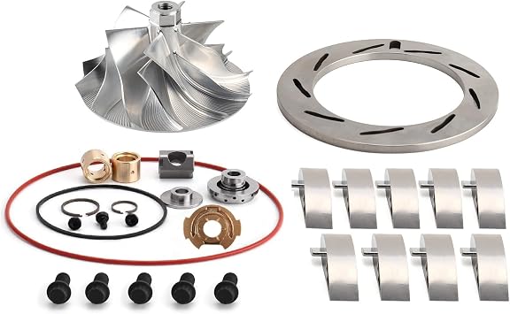 Pulsar Turbo 05-07 6.0L Power Stroke GT3782VA Turbo Billet Compressor Wheel+Rebuild Kit