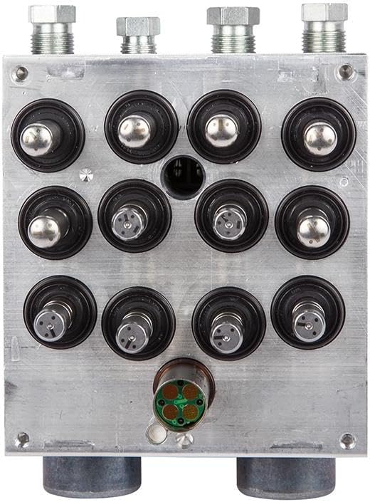 Black and Silver Stainless Steel ABS Modulator Valve Kit