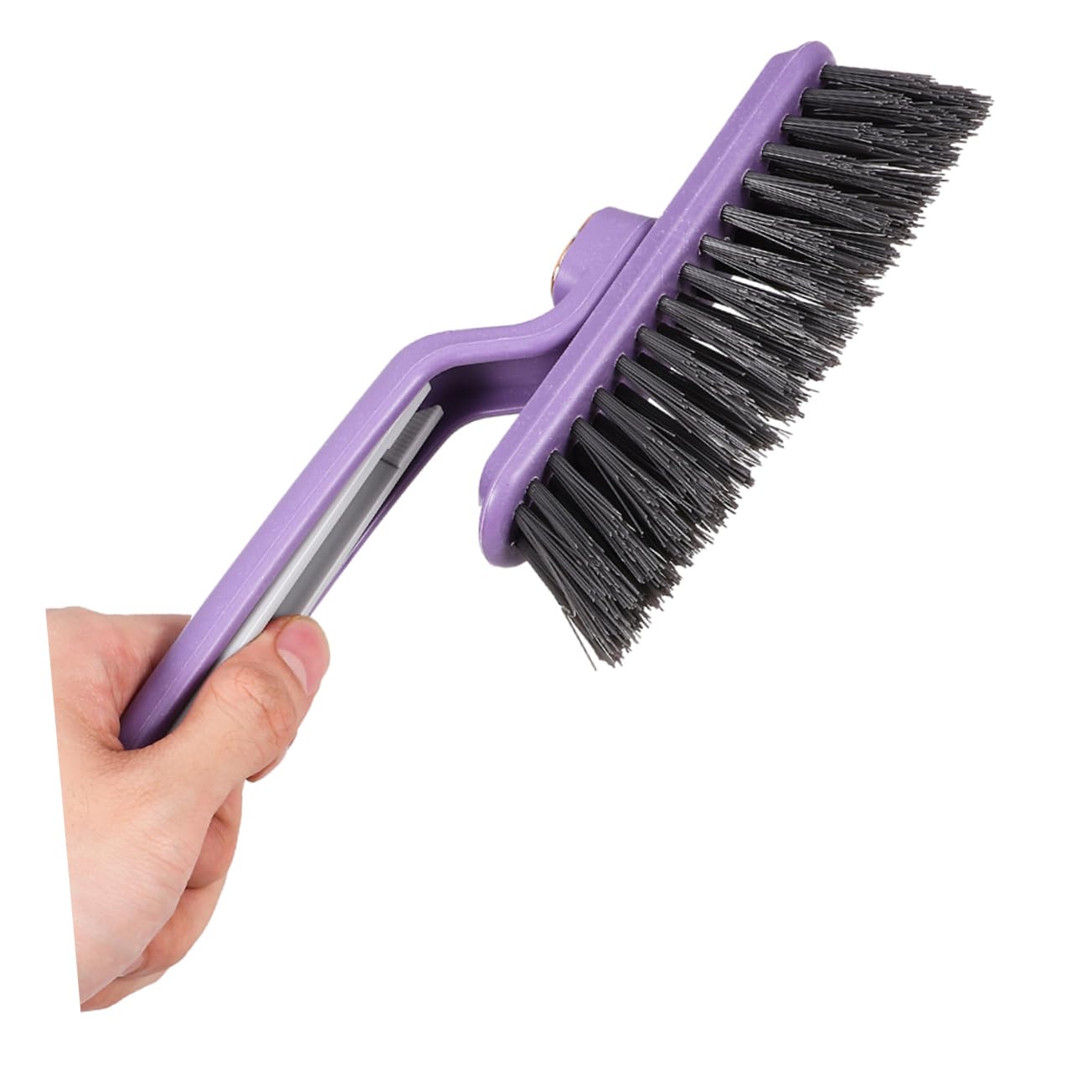 SHERCHPRY 5 Series Cepillo De Limpieza Giratorio Cepillo De Limpieza De Grietas Limpiar Polvo Herramientas De Limpieza De Rieles De Ventanas Cepillo para Fregar Páginas Púrpura 2 Piezas X 5