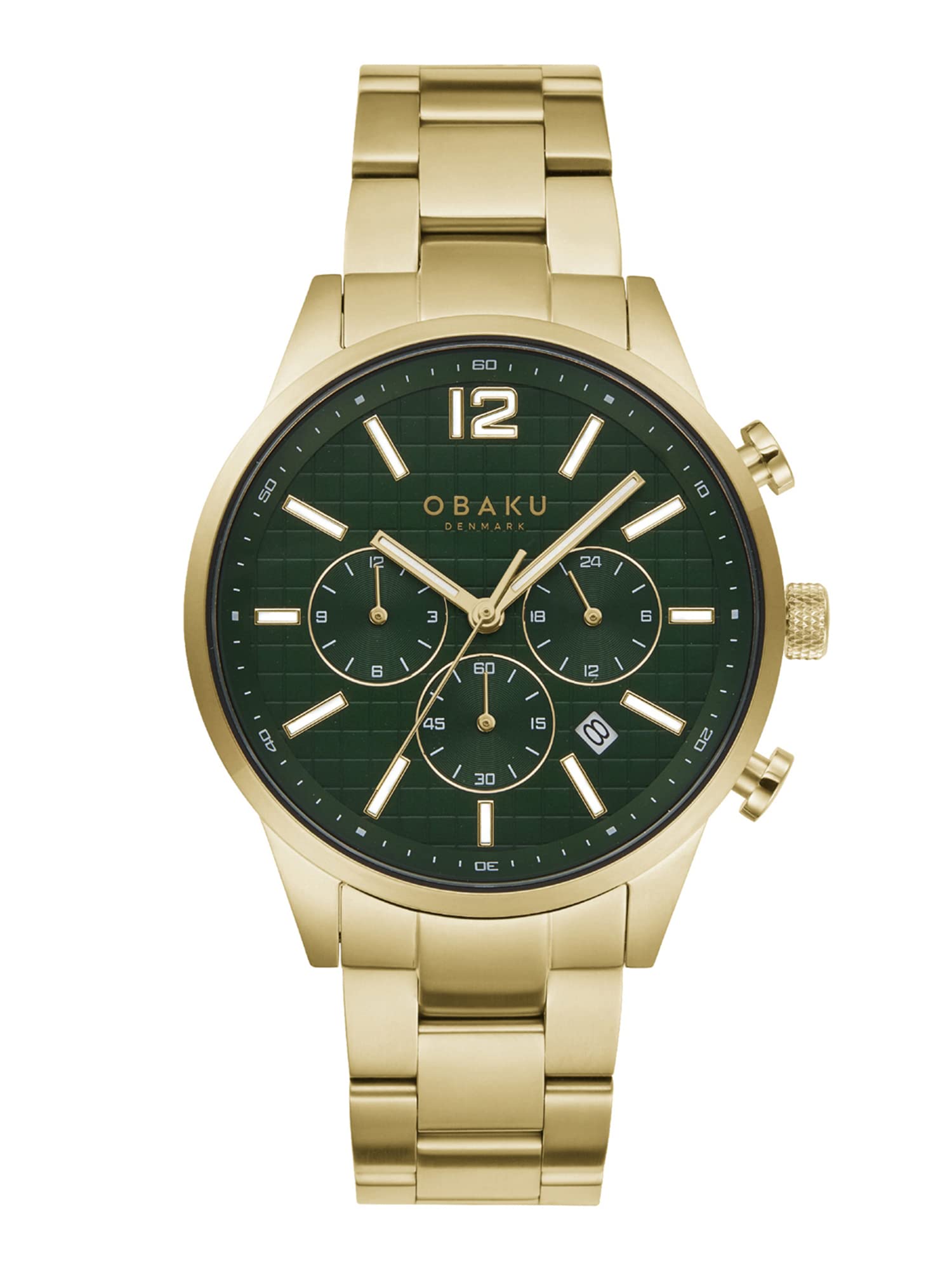 Obaku Skov Analog Green Dial Mens Watch-V205GUGESG (B0B2MWWYJ1) Amazon Price History, Amazon Price Tracker