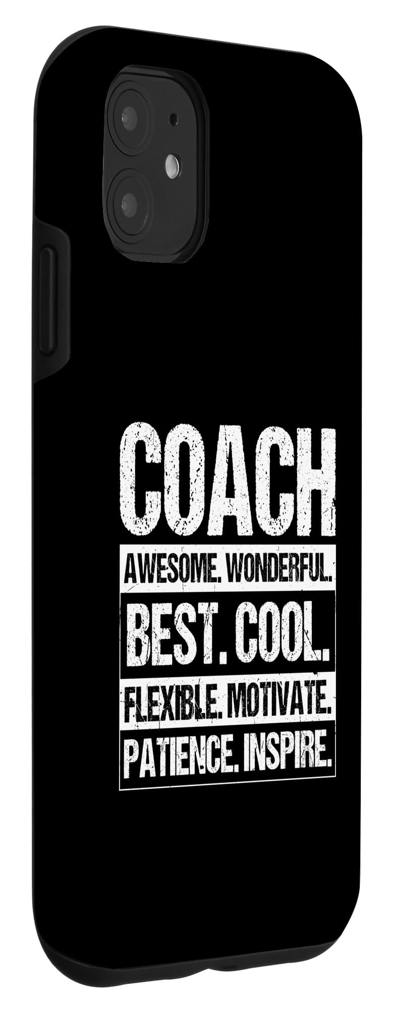iPhone 11 Coach AWESOME WONDERFUL BEST COOL Motivational Support Case - Image 3