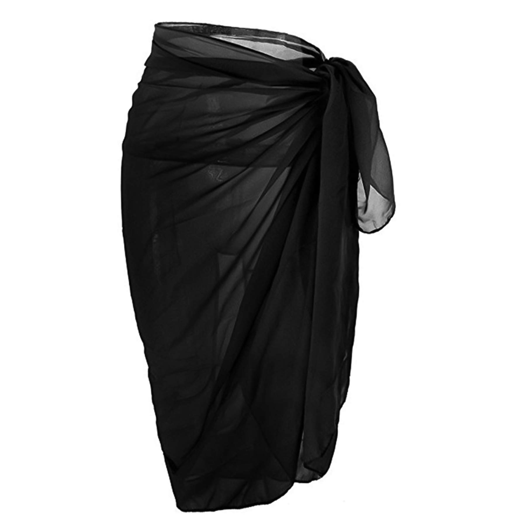 Beach Sarongs Wrap for Women - Long Beachwear Bikini Cover Up Chiffon Swimsuit Wrap Skirts Ladies Summer Sexy Swim Sarong for Holiday