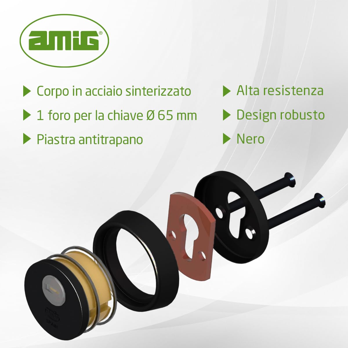 Supporto Per Microonde AMIG - Compatibile Con Binari Cassetti, Bianco/Ottone | Facile Installazione - Foto 11