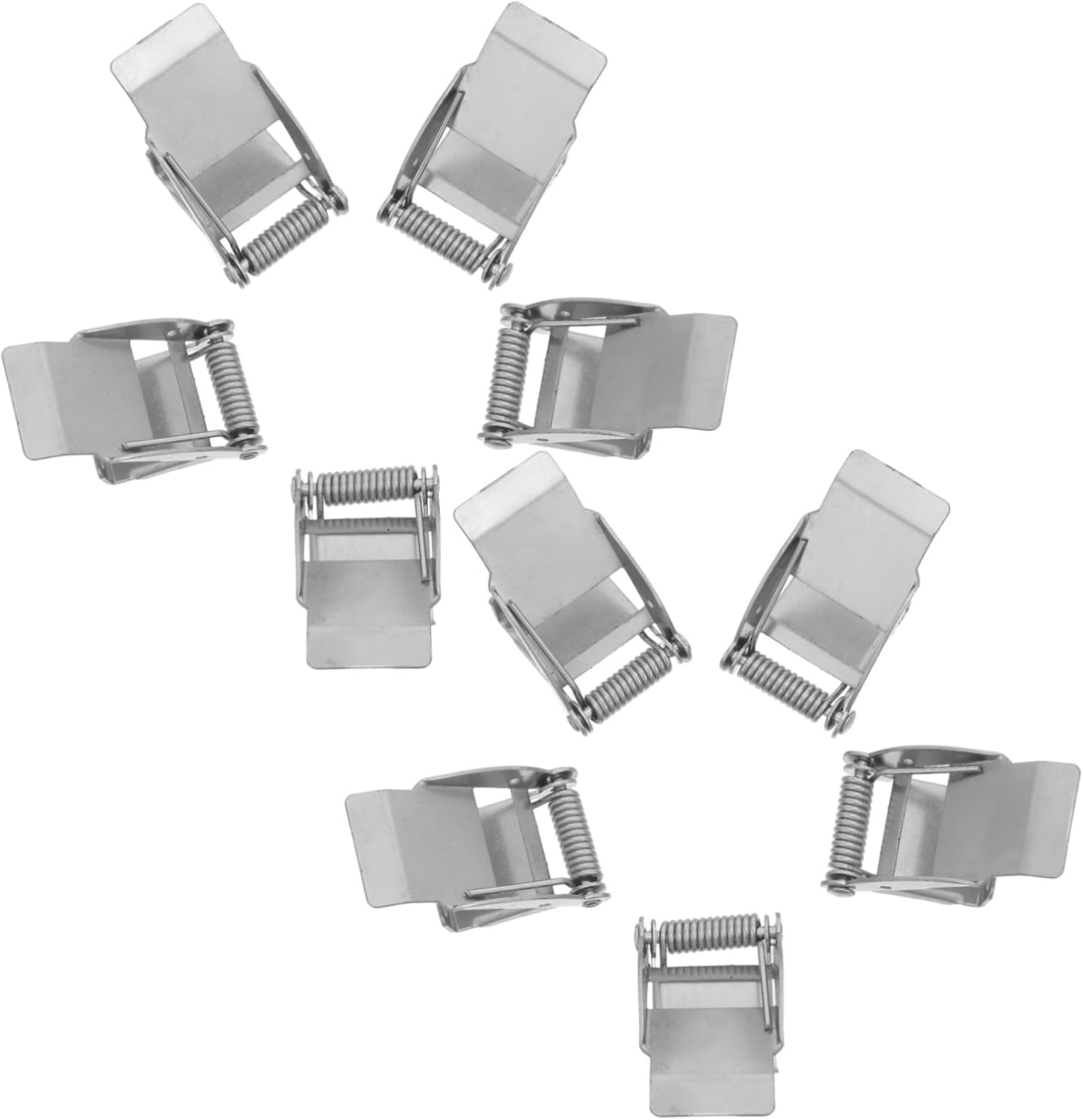 Recessed Light Widened Panel Trim 10pcs 28mm Spring Clips Iron Silver | Wide Compatibility, Easy Installation, Universal Fit, Enhanced Stability, Increased Height