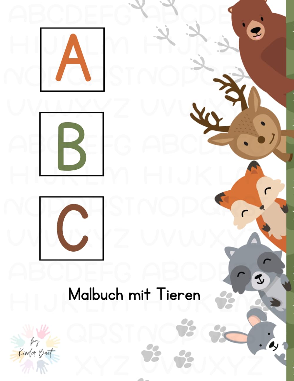 ABC Malbuch mit Tieren