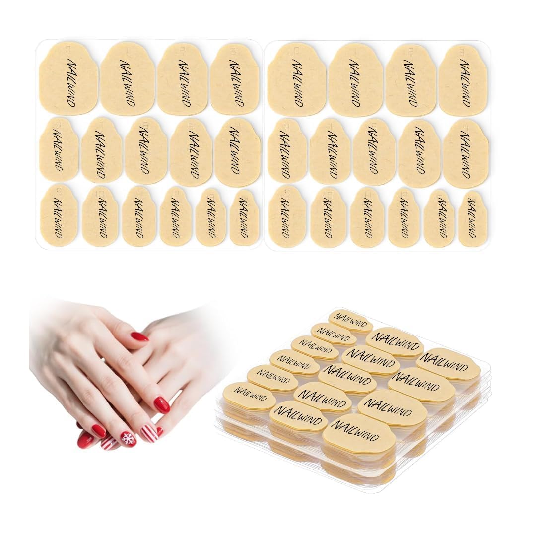 Jelly Nail Glue Sticker, 1 Sheets 24 Pcs, Clear Super Strong Solid Nail Adhesive Tabs, Strong Nail Stickers for Press Ons, Double Side Flexible Sticky, Waterproof Breathable (3 - Sheets)-image-45