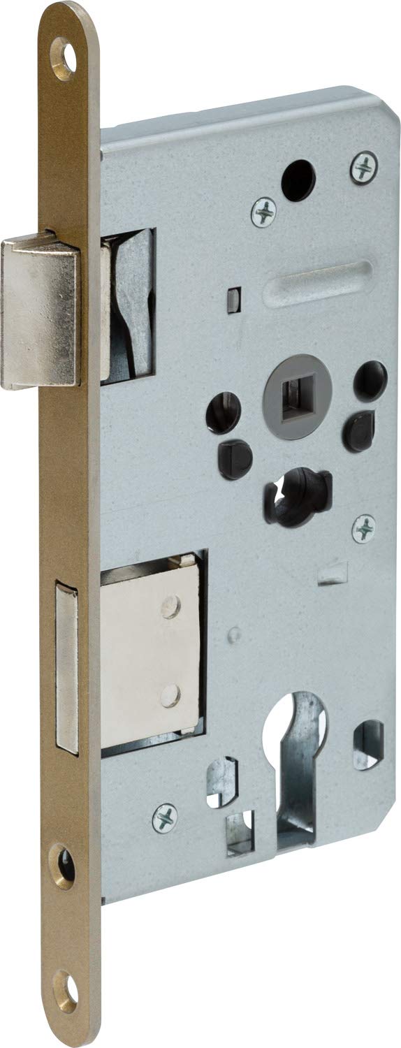 ABUS 61724 ES TGL PZ L G 55 72 Mortice Lock Gold
