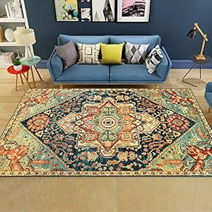 Perzische Stijl Super Zachte Flanel Antislip Tapijt 3D Afdrukken Woonkamer Slaapkamer Tapijt Woondecoratie Mat W11388…