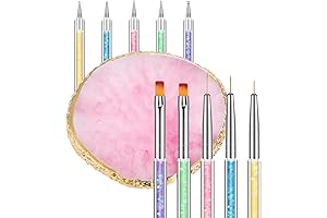 Nail Art Magic Tools - Polish Mixing Palette And 5 Double-Ended Dotting...