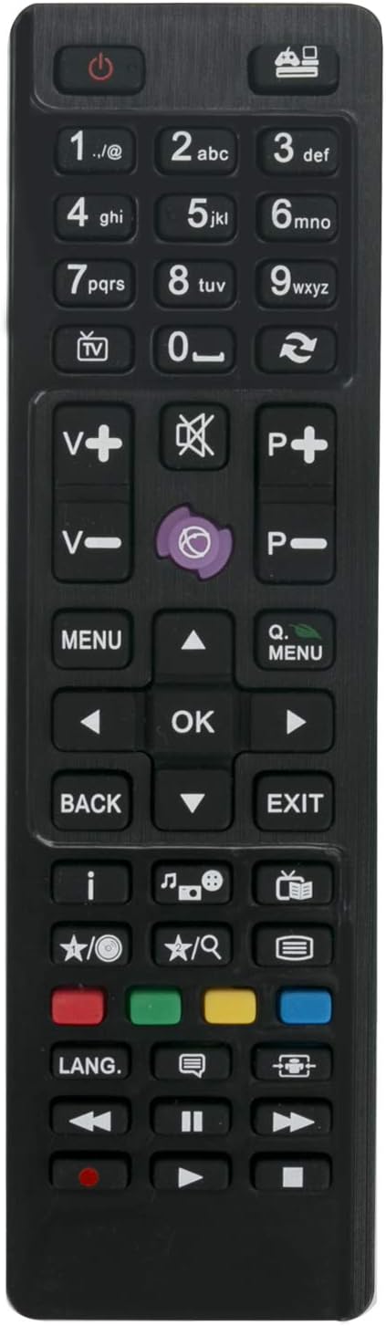 RC4870 RC4875 Replace Remote Control-VINABTY RC-4870 RC-4875 Remote Control Replacement for CELCUSTV DLED32167HD DLED40125F DLED48272FHD LCD329083DFHD for Technika DLED32265DVDT2S LED24265T2S XF32A300