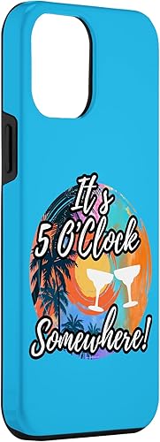 Miniatura 3 de Funda de verano para iPhone 13 Pro Max It's 5 O'Clock Somewhere Margarita Beber Beach