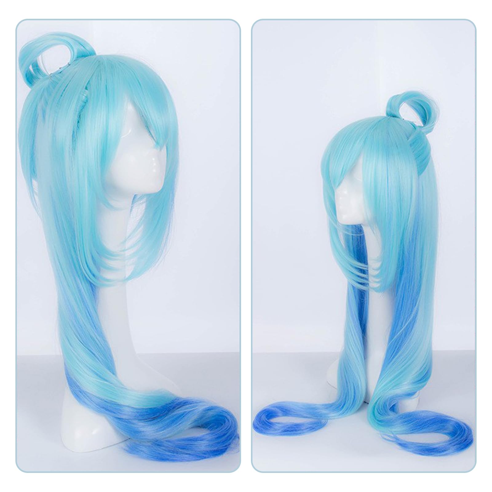 Amazon.co.jp: Plazhen コスプレ ウィッグ アクア コスプレ この