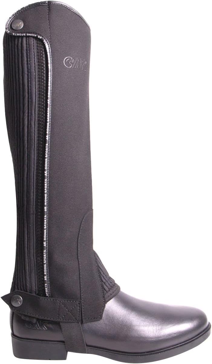 AK Grace Micro Suede Washable Horse Riding Half Chaps – Soft, Durable & Comfortable Fit AKRS-1950