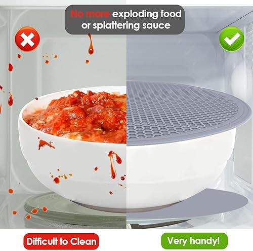 Miniatura 5 de Tapete de silicona multiusos de 12 pulgadas, como tapete de secado, tapete para microondas, salvamanteles, soporte para ollas, mantel individual,