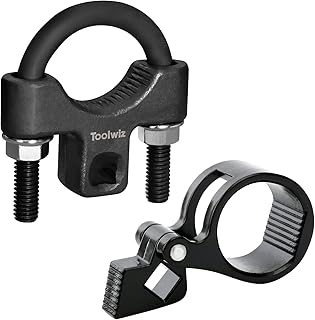 Toolwiz Inner Tie Rod Removal Tool Kit, 3/8'' Universal Low Profile Tool and Inner Tie Rod Hex Wrench Repair Remover 27-42mm End Wrench for 1/2" Square Drive, 2pcs for Most Cars Repair