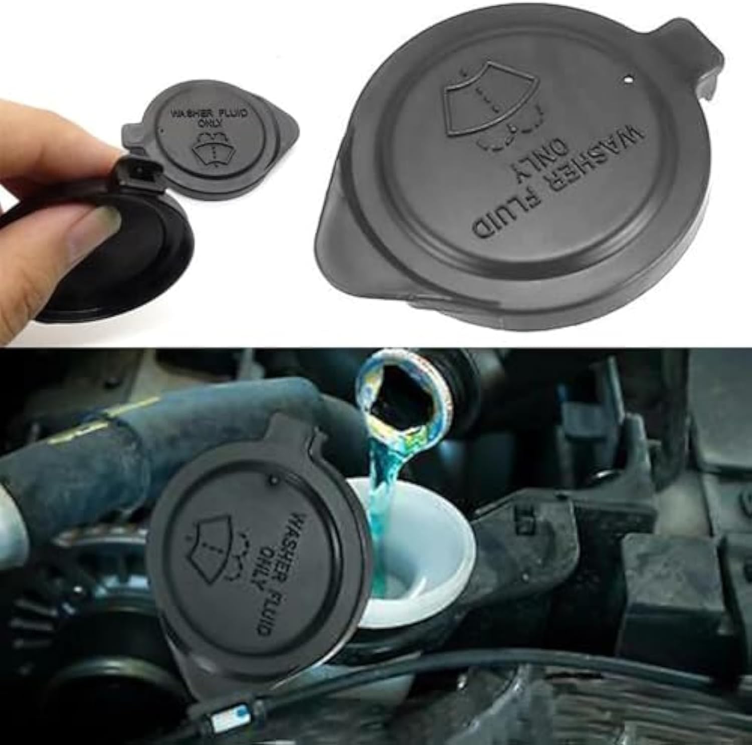 Car Windscreen ​Washer Bottle Cap Cover for Lexus ES300 2002 2003 85316-16070 Windshield Washer Fluid Bottle Reservoir Tank Cap Accessories