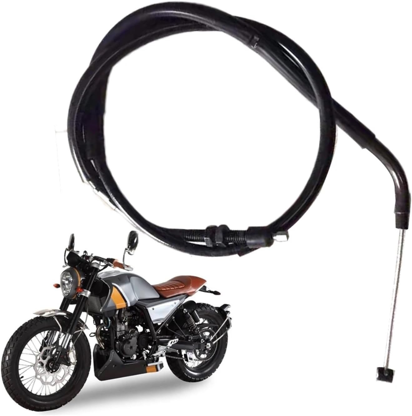 Motorcycle Clutch Wire Clutch Pull Wire Cable Compatible with FB Mondial HPS 125