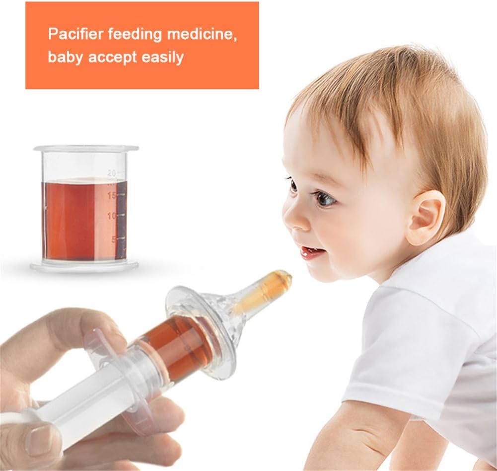 Medicine Dispenser Baby Pacifier Feeder MeiTeAi Liquid Dropper Syringe for Infant Kids Food Grade Silicone BPA-free Baby Health Kit