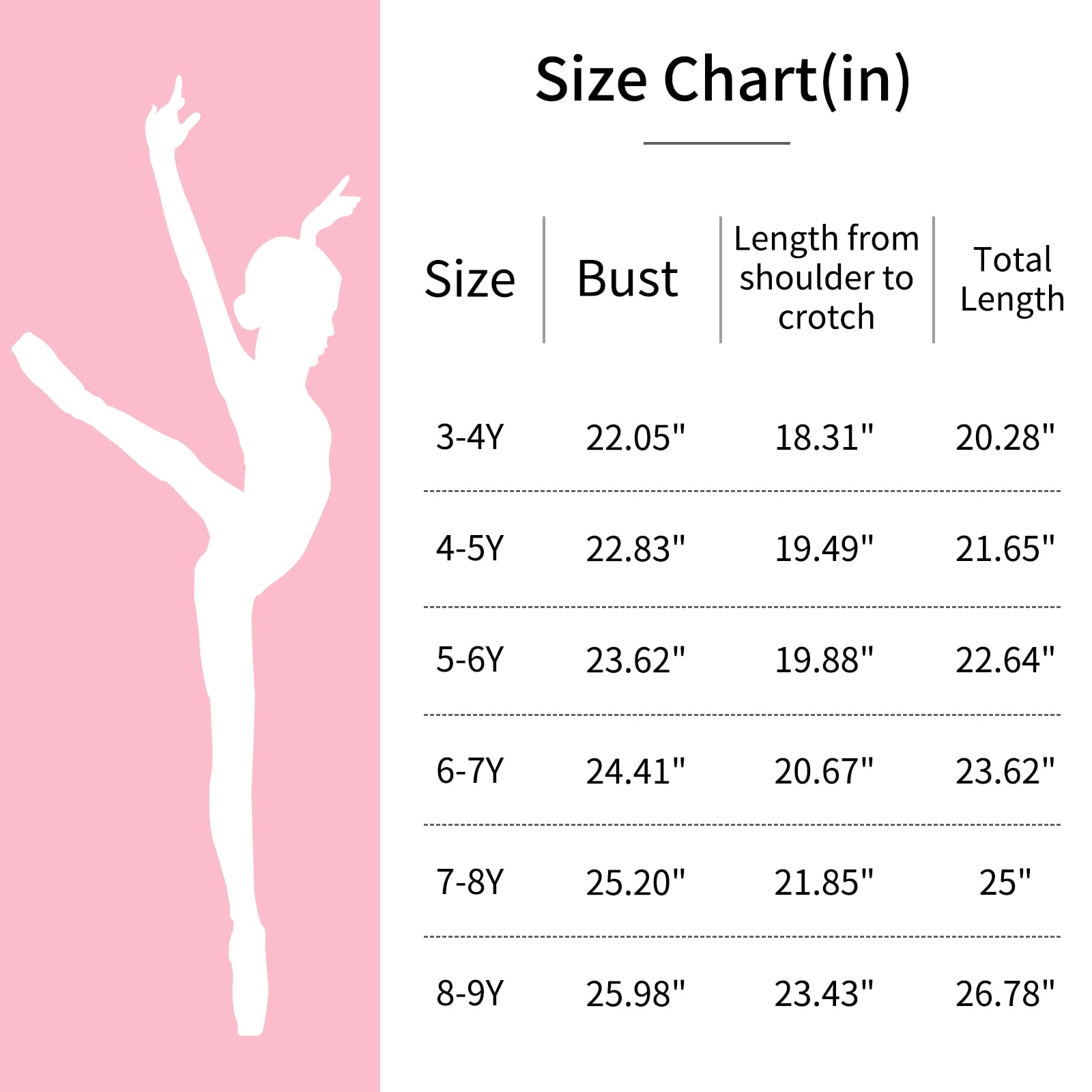 ACOCOPY Girls Leotards for Gymnastics Sparkly Biketards Unitard with Shorts Quick Dry Dance Outfits 4-9 Years — view 7