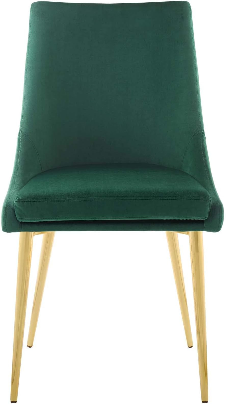 Modway Viscount Modern Accent Performance Velvet Dining Chair, Green