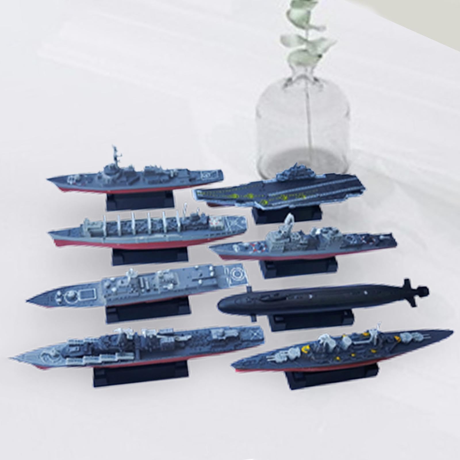 Amazon.co.jp: Generic 8ピース/個軍艦モデルのおもちゃプレイセット