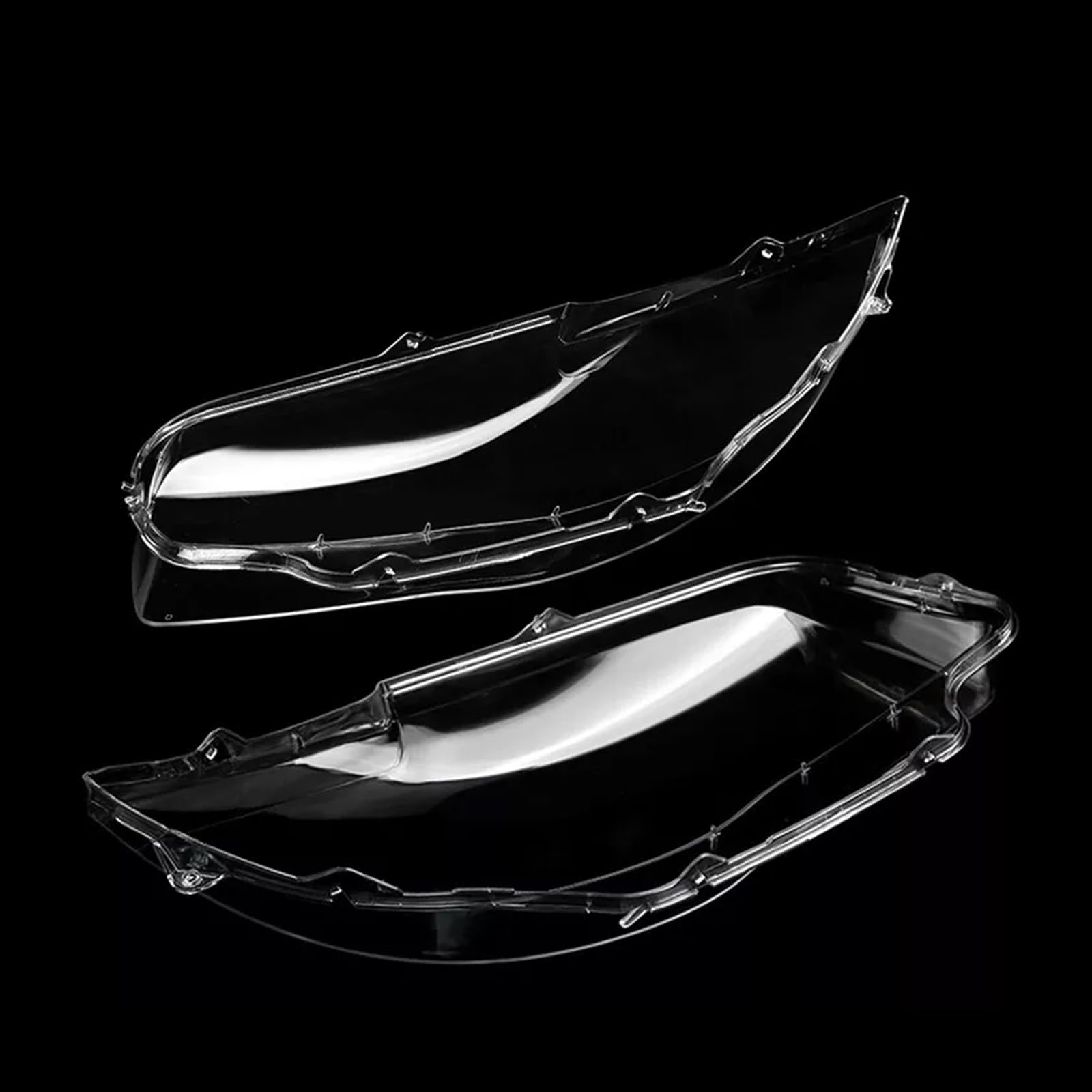 Topteng 2PCS Front Headlight Glass Clear Cover passend für BMW 1-Series E81 E82 E87 E88 2003-2011